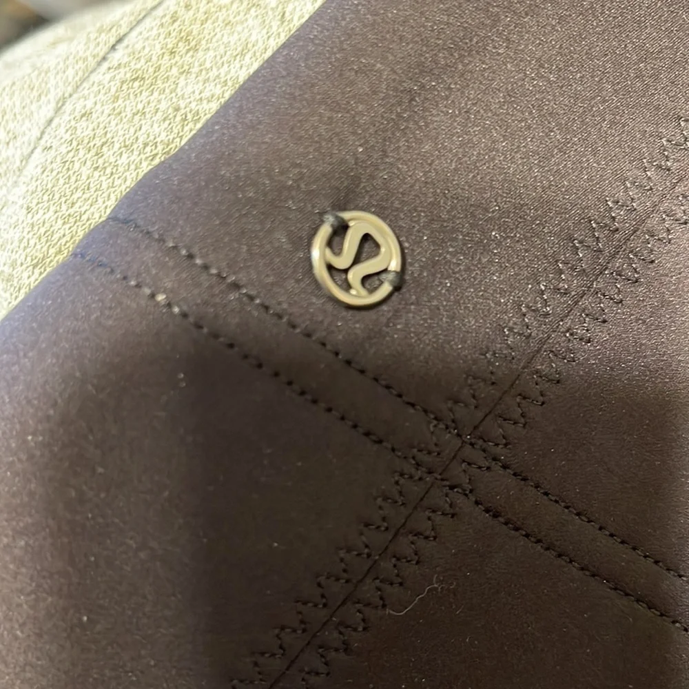 Lululemon Var-City Bomber Jacket Heathered Black Active Lightweight‎ Size 4